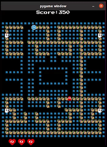 A GIF showing the pause screen