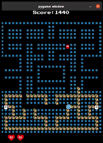 A GIF showing the use of a side passage